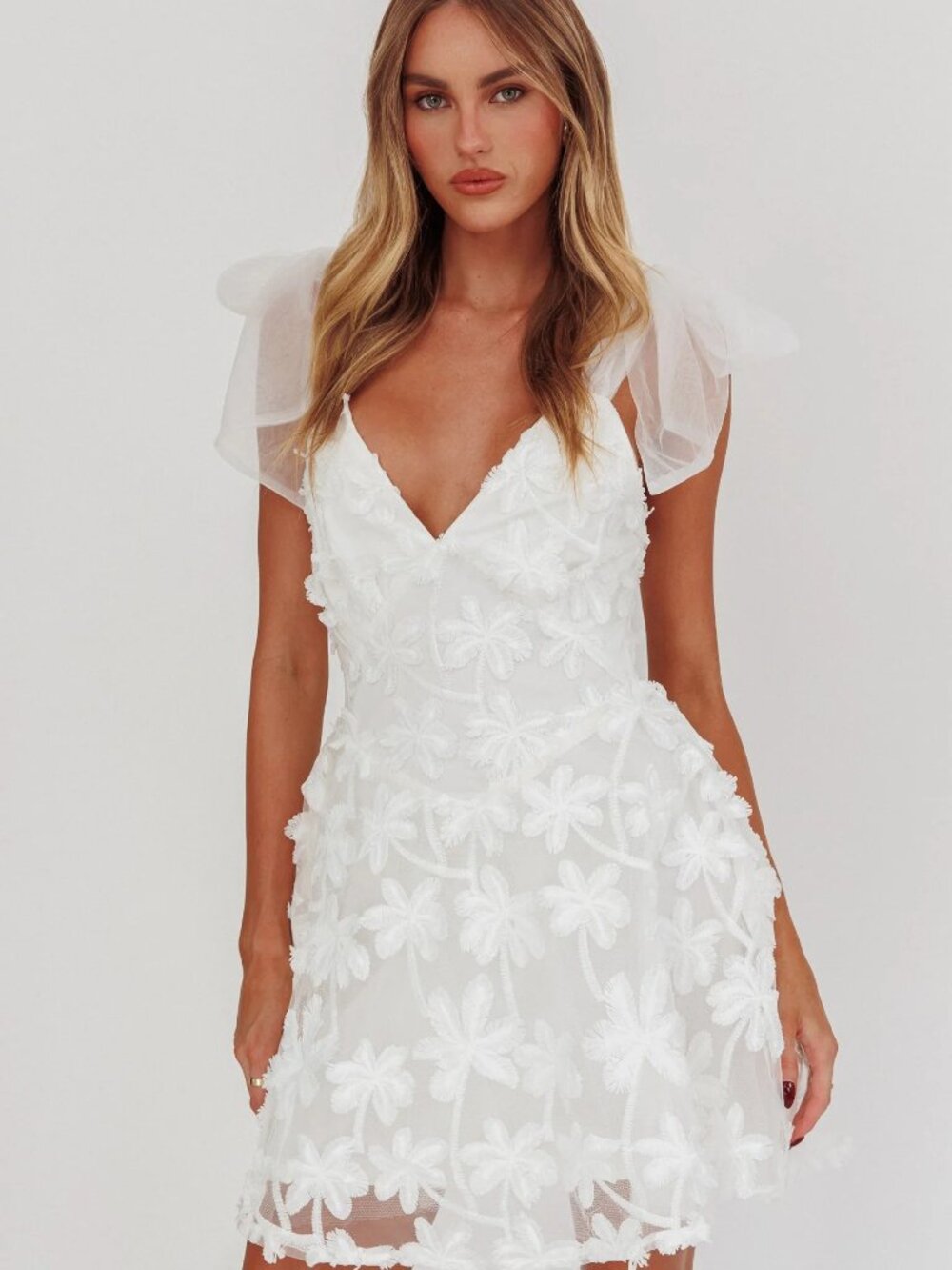 Selfie Leslie Mykonos Morning Tied Shoulder Mini US Size 4 NWT